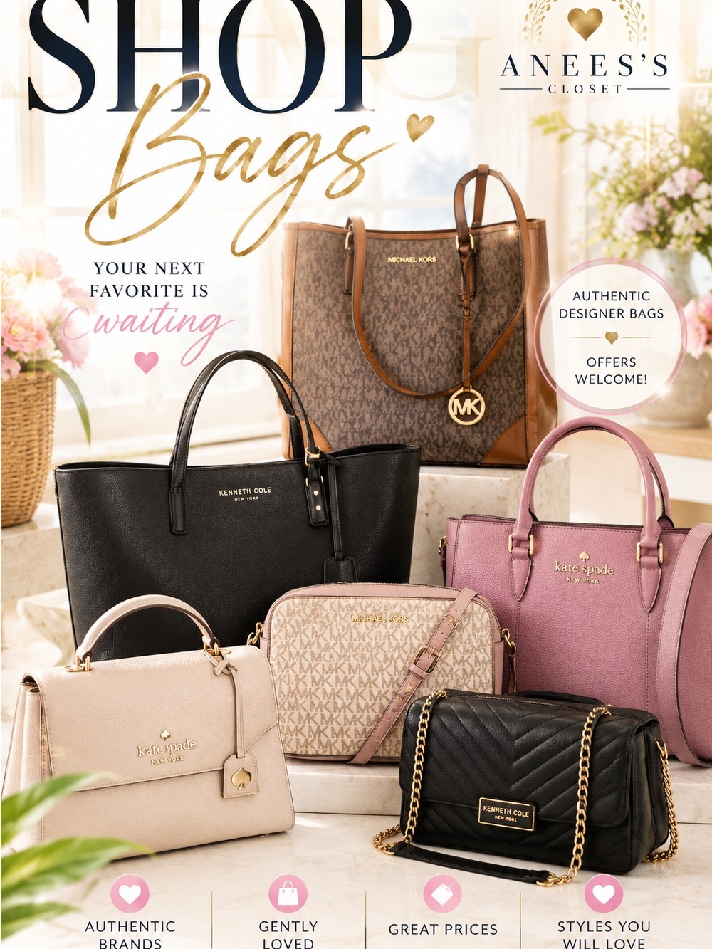 👜✨ SHOP BAGS | ANEES’S CLOSET